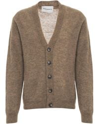 Amaranto - V-Neck Knitted Cardigan - Lyst
