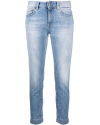 Dondup - Straight-leg Cropped Jeans - Lyst
