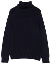 Base London - Wool Turtle-Neck Sweater - Lyst