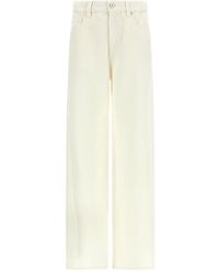 Brunello Cucinelli - Cotton And Linen Blend Trousers - Lyst