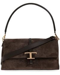Tod's - T Timeless Leather Shoulder Bag - Lyst
