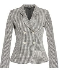 Emporio Armani - Double-Breasted Blazer Jacket - Lyst