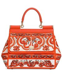 Dolce & Gabbana - Petit Sac À Main Sicily À Broderie Majolica - Lyst