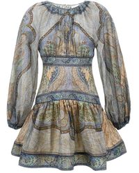 Zimmermann - Short Dresses - Lyst