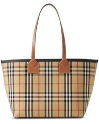Burberry - Small Tote Bag - Lyst