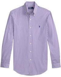 Polo Ralph Lauren - Striped Shirt With Logo - Lyst
