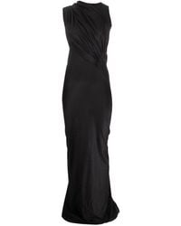 Rick Owens Abito da sera asimmetrico - Nero