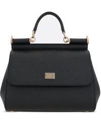 Dolce & Gabbana - Sicily Large Leather Handbag - Lyst