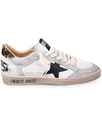 Golden Goose - Deluxe Brand Ball Star Leather Sneakers - Lyst