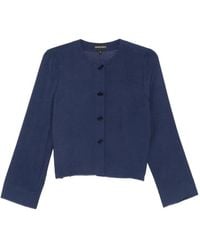 Emporio Armani - Crewneck Blouse - Lyst