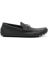 Gucci - Leather Driver Shoes - Lyst