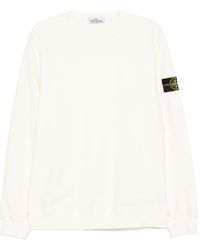 Stone Island - Compass-Motif Sweater - Lyst
