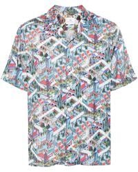 PS by Paul Smith - Printed Casual Shirt - Lyst