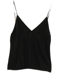 Saint Laurent - Saint V-Necked Top - Lyst