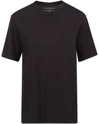 Majestic - Cotton Crewneck Top - Lyst