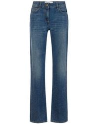 Elisabetta Franchi - Denim Cotton Jeans - Lyst