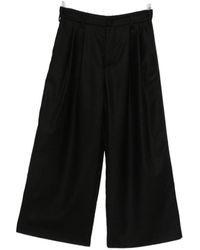 Susanne Bommer - Wool Wide-Leg Trousers - Lyst