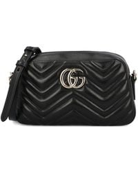 Gucci - Gg Marmont Leather Camera Bag - Lyst