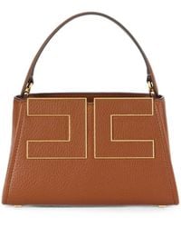 Elisabetta Franchi - Faux Leather Handbag - Lyst