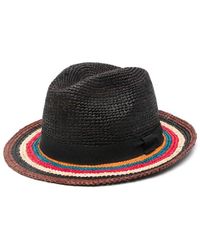 Paul Smith - Signature Stripe Straw Hat - Lyst