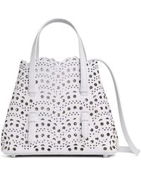 Alaïa - Mina 20 Leather Handbag - Lyst