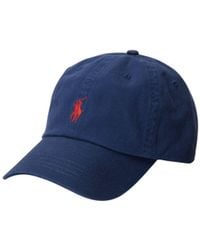 Polo Ralph Lauren - Night Baseball Hat With Pony - Lyst