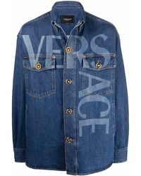 Versace Shirts Denim - Blue