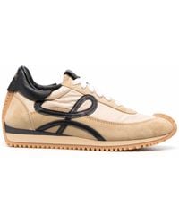 Loewe - Flow Runner Monogram Leather And Shell Trainers - Lyst