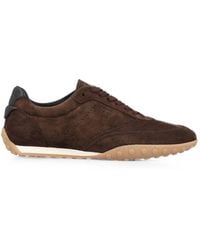 Tod's - Suede Leather Sneakers - Lyst