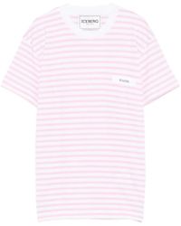 Iceberg - Striped T-Shirt - Lyst