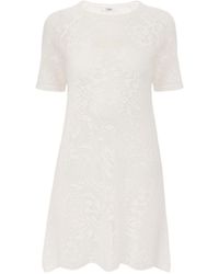 Chloé - Cotton Knitted Dress - Lyst