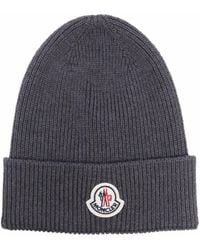 Moncler - Grey Beanie- '20s - Lyst