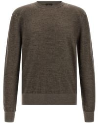 Brioni - Cashmere And Wool Crewneck Sweater - Lyst