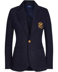Polo Ralph Lauren - 26Ss Monogram Knit Blazer - Lyst