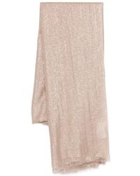 Brunello Cucinelli - Cashmere And Silk Scarf - Lyst