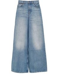 Chloé - Wide-Leg Denim Jeans - Lyst
