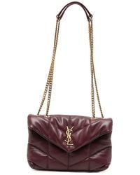 Saint Laurent - Puffer Toy Mini Leather Shoulder Bag - Lyst