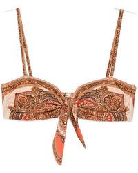 Zimmermann - Mahon Bikini Top - Lyst