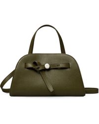 Tory Burch - Romy Small Leather Boston Bag - Lyst