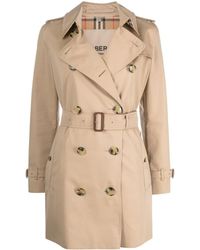 Burberry - Kensington Cotton Trench Coat - Lyst