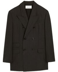 Ami Paris - Wool Double-Breasted Blazer Jacket - Lyst