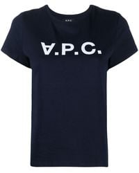 A.P.C. - T-shirt con stampa - Lyst