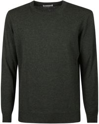 Kangra - Round Neck Fine Wool Sweather - Lyst