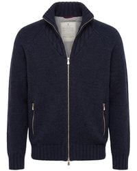 Brunello Cucinelli - Cashmere Padded Blouson Jacket - Lyst