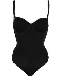 Wolford - Mat De Luxe Form. String Bodysuit - Lyst