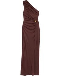 Elisabetta Franchi - Abito Lungo Asimmetrico - Lyst