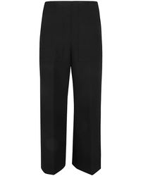 Liviana Conti - Wide Leg Cropped Trousers - Lyst