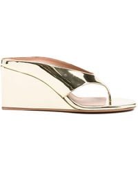 Alaïa - Wedge Thong Mules - Lyst