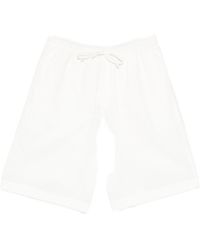 DUNST - Cotton Blend Pajama Shorts - Lyst