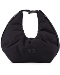 Y-3 - Logo Nylon Hobo Bag - Lyst
